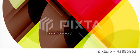 Vector fantastic circle modern geometric background template Vector fantastic circle modern geometric background template 43895862