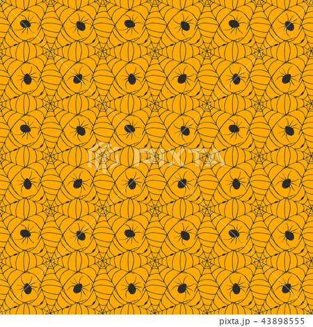 Spider web seamless pattern vector illustration. 43898555