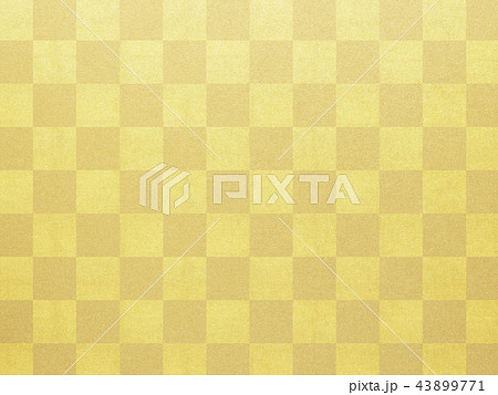 和紙-市松模様 43899771