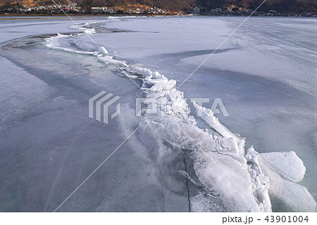 【長野県】御神渡り・おみわたり 諏訪湖 (赤砂崎公園グランド付近) 2018 【長野県】御神渡り・おみわたり 諏訪湖 (赤砂崎公園グランド付近) 2018 43901004