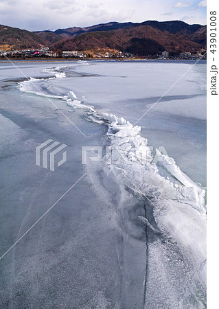 【長野県】御神渡り・おみわたり 諏訪湖 (赤砂崎公園グランド付近) 2018 【長野県】御神渡り・おみわたり 諏訪湖 (赤砂崎公園グランド付近) 2018 43901008