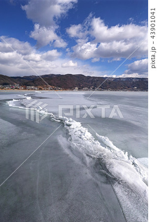 【長野県】御神渡り・おみわたり 諏訪湖 (赤砂崎公園グランド付近) 2018 【長野県】御神渡り・おみわたり 諏訪湖 (赤砂崎公園グランド付近) 2018 43901041