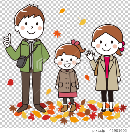 Autumn family family Autumn family family 43901603