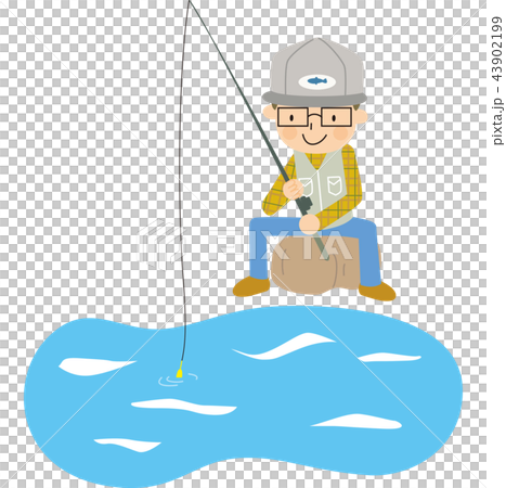 釣りをする人 43902199