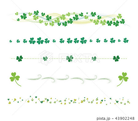 聖パトリックデー　飾り罫 43902248