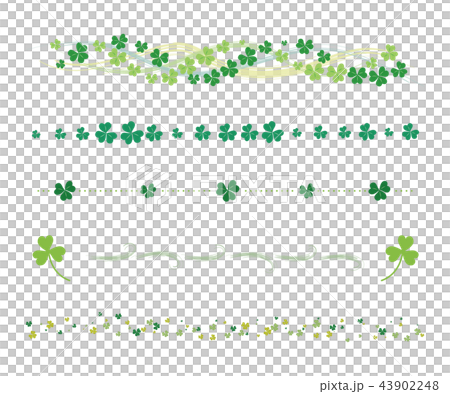 聖パトリックデー　飾り罫 43902248