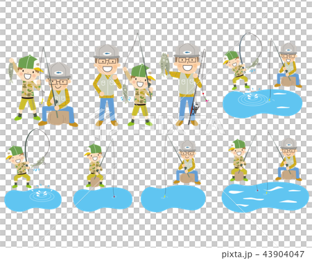 Parent and child fishing set 43904047