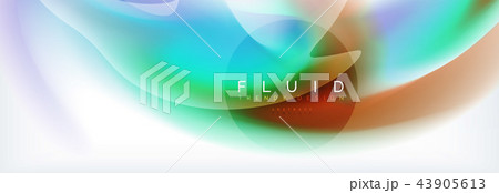 Background abstract holographic fluid colors wave design 43905613