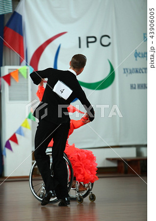 Belarus, Minsk, August 25, 2018:  couple dancers p 43906005