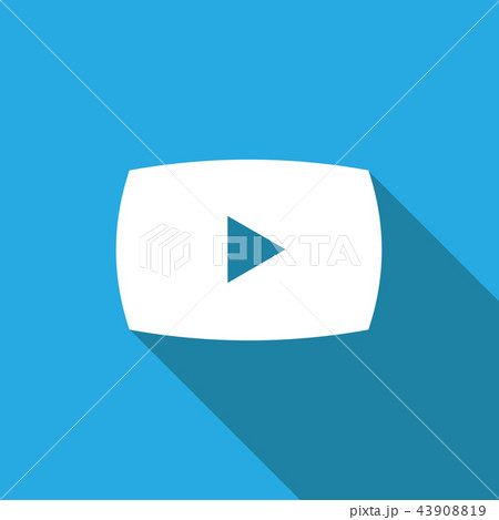 play button icon , Play Icon Symbol  , vector 43908819