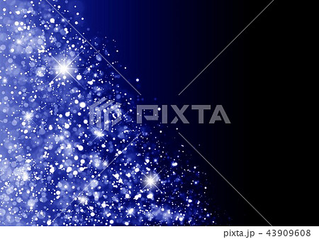 紺色キラキラ光り 43909608