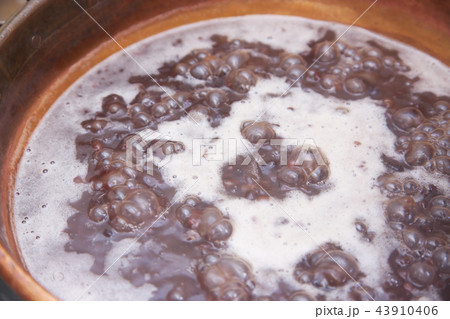 煮小豆　煮あずき　小豆　小豆煮　豆 43910406