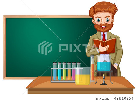 A science teacher in classroom 43910854