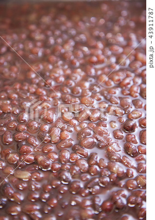 煮小豆 煮あずき 小豆 小豆煮 豆 煮小豆 煮あずき 小豆 小豆煮 豆 43911787