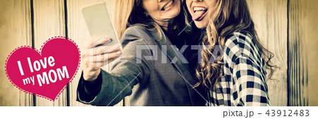 Composite image of mothers day greeting 43912483