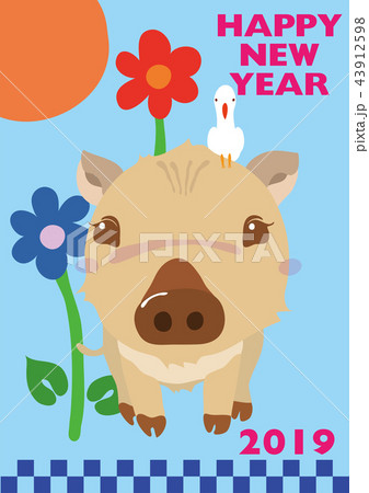 年賀状2019_022b 43912598