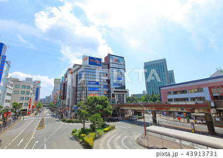 津田沼駅 総武線の写真素材