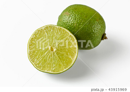 Whole lime and other one cut in half, Whole lime and other one cut in half, 43915969
