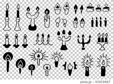 手繪蠟燭套 43919467