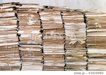 Piles of old papers 43920060