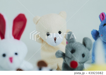 指人形 動物 パペット ぬいぐるみ 仲良し 指人形 動物 パペット ぬいぐるみ 仲良し 43923082