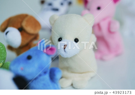 指人形 動物 パペット ぬいぐるみ 仲良し 指人形 動物 パペット ぬいぐるみ 仲良し 43923173