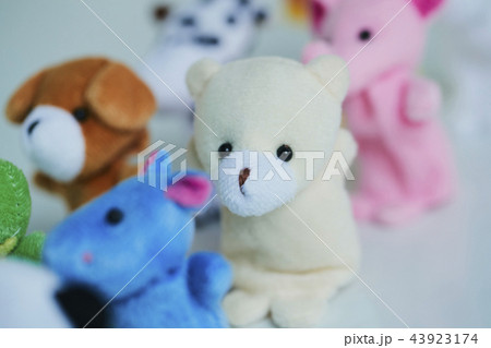 指人形 動物 パペット ぬいぐるみ 仲良し 指人形 動物 パペット ぬいぐるみ 仲良し 43923174