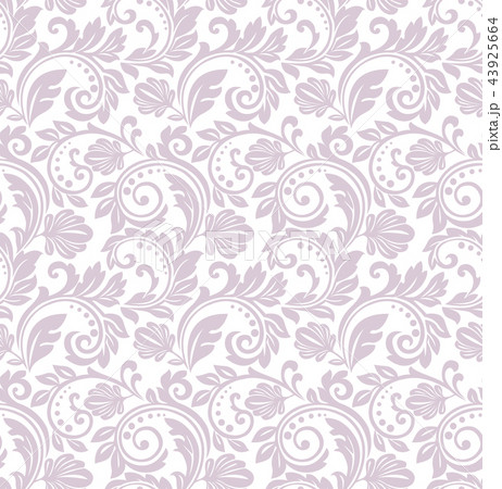 Floral pattern. Wallpaper baroque, damask. Floral pattern. Wallpaper baroque, damask. 43925664
