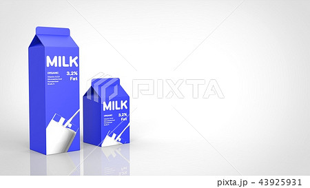牛乳 1lと500ml 左 牛乳 1lと500ml 左 43925931