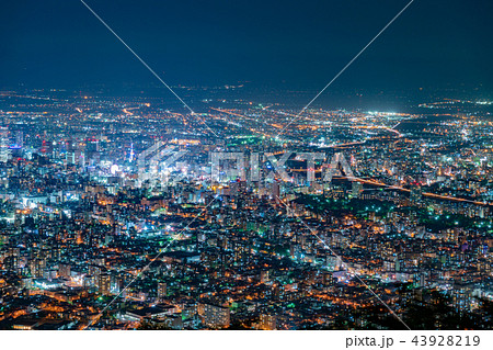 札幌夜景　藻岩山 43928219