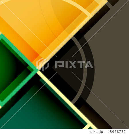 Creative circles geometric abstract background with 3d effect Creative circles geometric abstract background with 3d effect 43928732