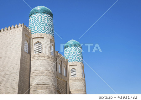 The twin-turreted East Gate of Khiva. 43931732