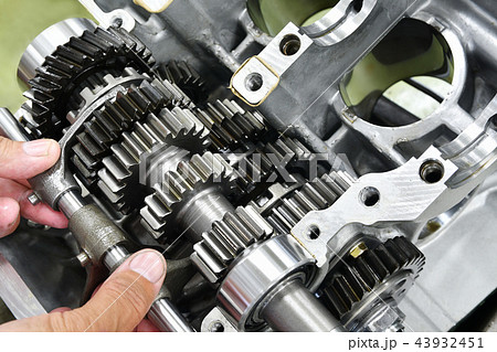 大型バイクエンジンの修理 43932451