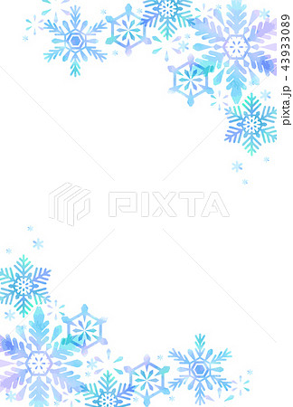 雪のポストカード 43933089