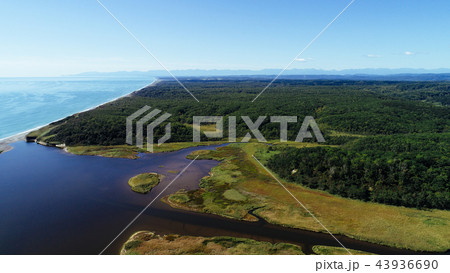 長節湖の空撮 長節湖の空撮 43936690