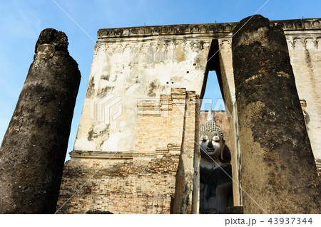 Buddha in Wat Sukhothai Province Thailand. Buddha in Wat Sukhothai Province Thailand. 43937344