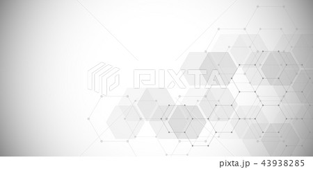 Medical background from hexagons. Geometric elements of design for modern communications, medicine Medical background from hexagons. Geometric elements of design for modern communications, medicine 43938285