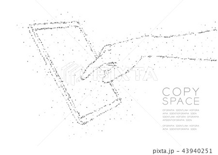 Abstract Geometric Low polygon square box pixel 43940251