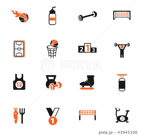 sport color icon set sport color icon set 43945100