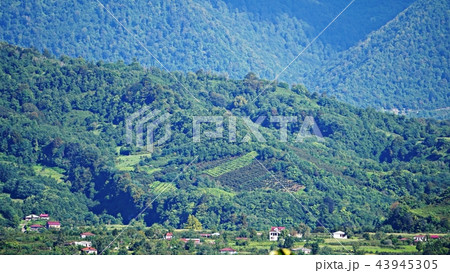 beautiful view of the mountains, clouds, town beautiful view of the mountains, clouds, town 43945305