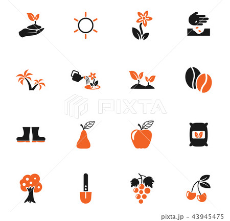 plants icon set 43945475