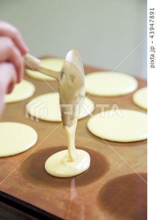 どらやき　どら焼き　どら焼き作り体験　手作り　お菓子作り教室 43947891