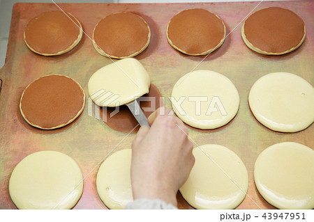 どらやき　どら焼き　どら焼き作り体験　手作り　お菓子作り教室 43947951