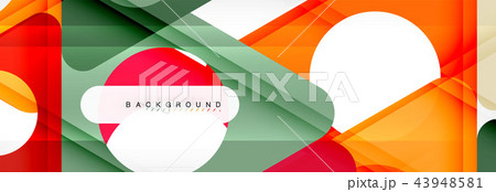 Geometric background, circles and triangles shapes banner. Illustration for business brochure or Geometric background, circles and triangles shapes banner. Illustration for business brochure or 43948581