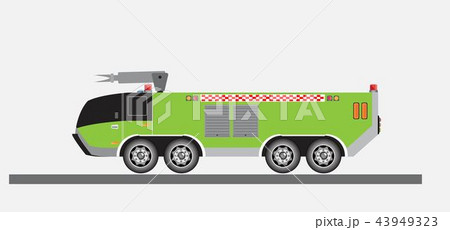Airport Fire Truck Vector Airport Fire Truck Vector 43949323