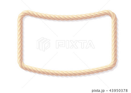 vector realistic rope frame 43950378