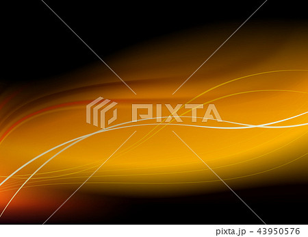 Yellow gentle abstract design with flowing stripes. 43950576