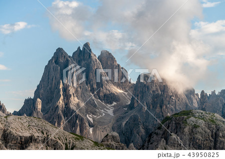 Mountain Peaks of the Tre Cime Natural Park 43950825
