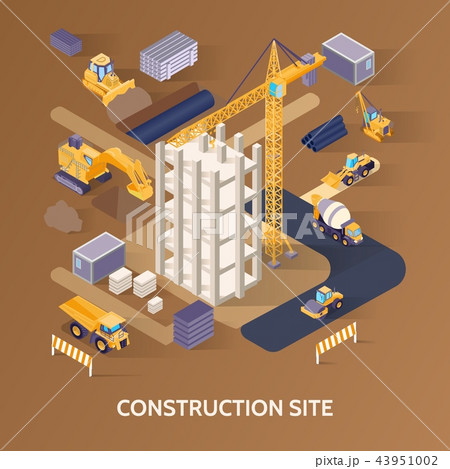 Construction Site Concept Construction Site Concept 43951002