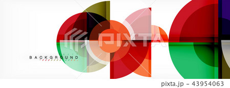 Abstract background bright circles geometric design Abstract background bright circles geometric design 43954063